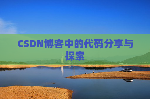 CSDN博客中的代码分享与探索